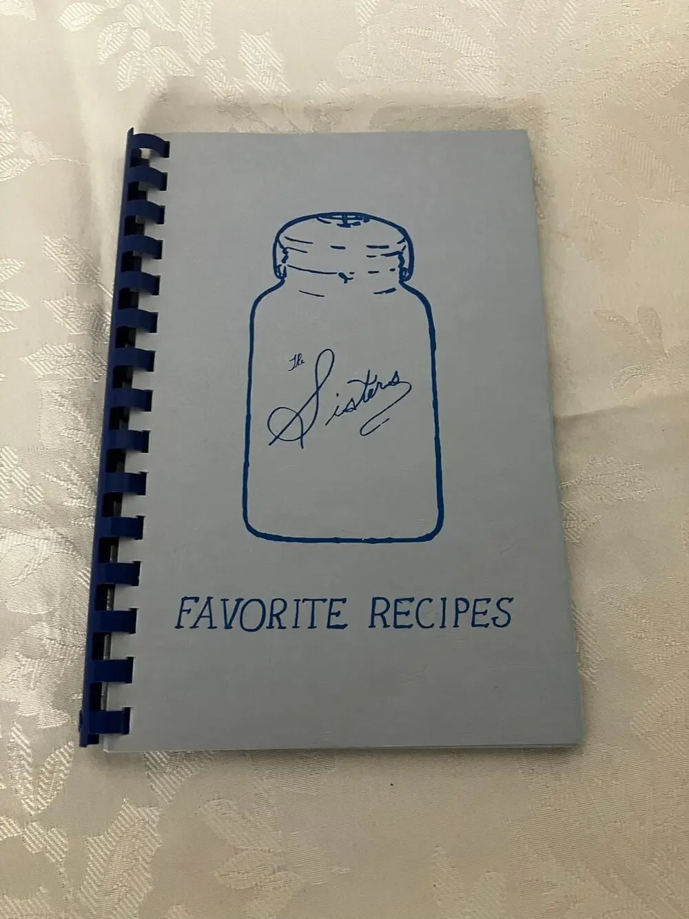 The Sisters Favorite Recipes Tea Room Cookbook Orange Park FL Spiral Vintage